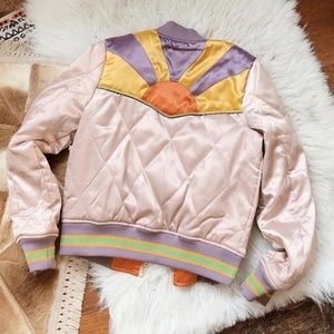 Classic Rock Couture Mauve Rising Sun Jacket